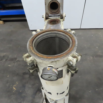 Filtration Systems 7" x 28" Steel Filter Strainer Vessel 150PSI 2" NPT