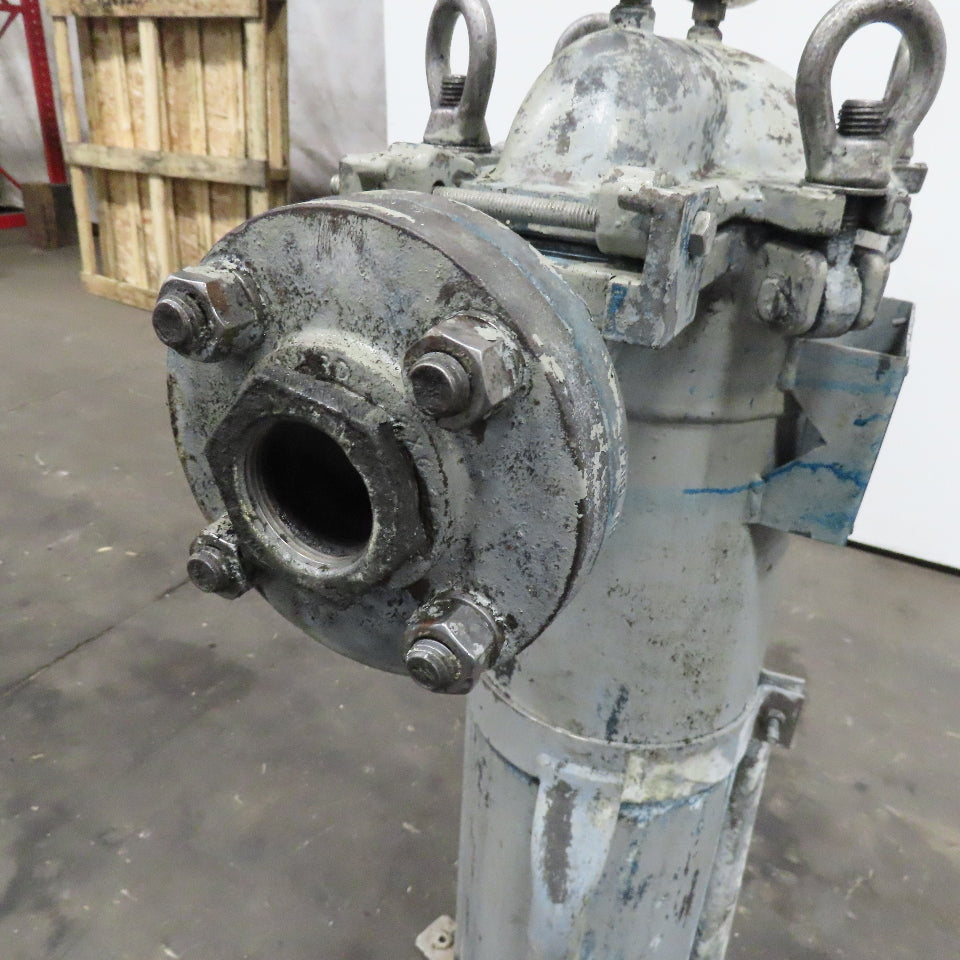 Hayward Eaton 8" x 30" Steel Filter Strainer Vessel 150PSI @ 258°F 2" NPT