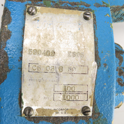 Vickers CS 03 B 50 Hydraulic Balanced Piston Relief Valve 125-1000PSI 45GPM