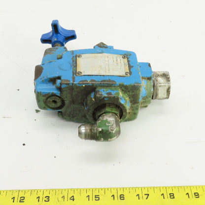 Vickers CS 03 B 50 Hydraulic Balanced Piston Relief Valve 125-1000PSI 45GPM