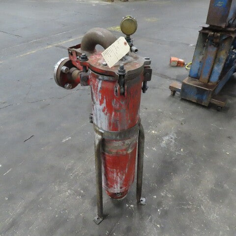 GAF RB1-AL 7" x 27" Steel Bag Stainer Vessel 2" Flange 150PSI @ 300°F