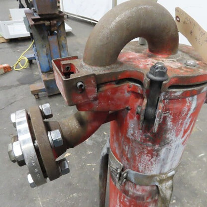 GAF RB1-AL 7" x 27" Steel Bag Stainer Vessel 2" Flange 150PSI @ 300°F