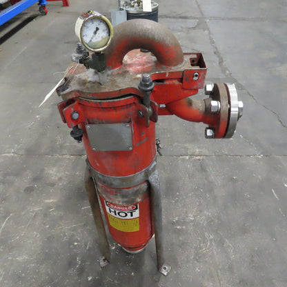 GAF RB1-AL 7" x 27" Steel Bag Stainer Vessel 2" Flange 150PSI @ 300°F