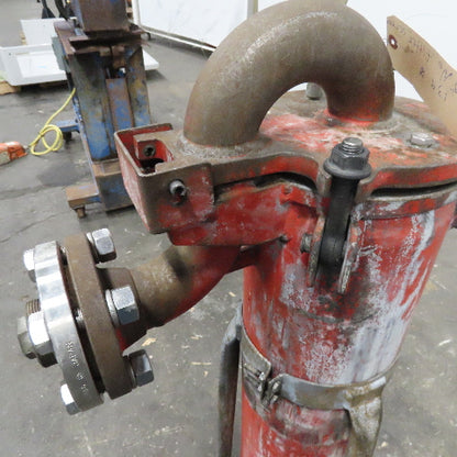 GAF RB1-AL 7" x 27" Steel Bag Stainer Vessel 2" Flange 150PSI @ 300°F