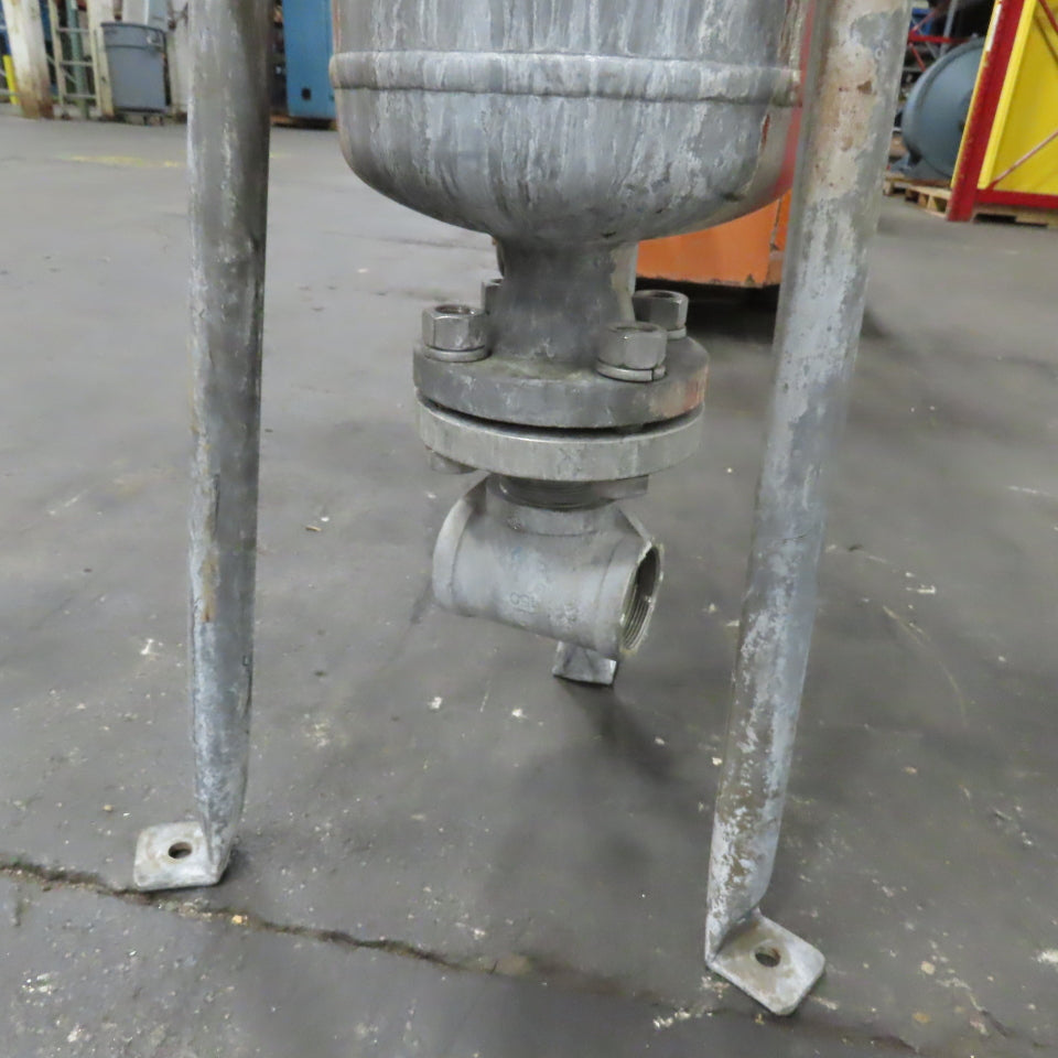 RB1-AL 7" x 27" Steel Bag Stainer Vessel 2" Flange 150PSI @ 300°F