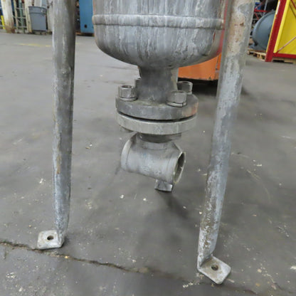 RB1-AL 7" x 27" Steel Bag Stainer Vessel 2" Flange 150PSI @ 300°F