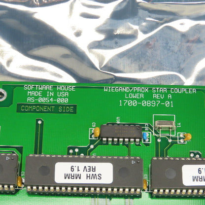Software House AS-0054-000 Wiegand/Prox Star Coupler Lower Board Rev A