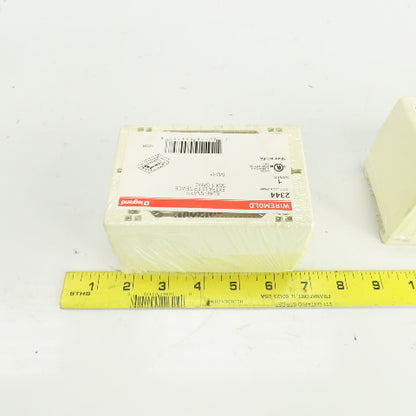 Wiremold 2344 Ivory Extra Deep Device Box 1 Gang Lot Of 3