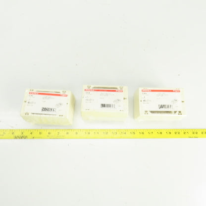 Wiremold 2344 Ivory Extra Deep Device Box 1 Gang Lot Of 3