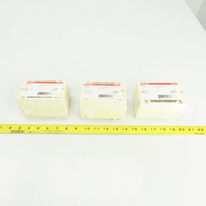 Wiremold 2344 Ivory Extra Deep Device Box 1 Gang Lot Of 3