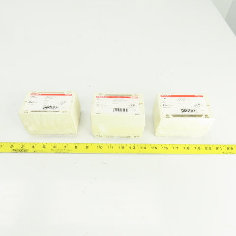 Wiremold 2344 Ivory Extra Deep Device Box 1 Gang Lot Of 3