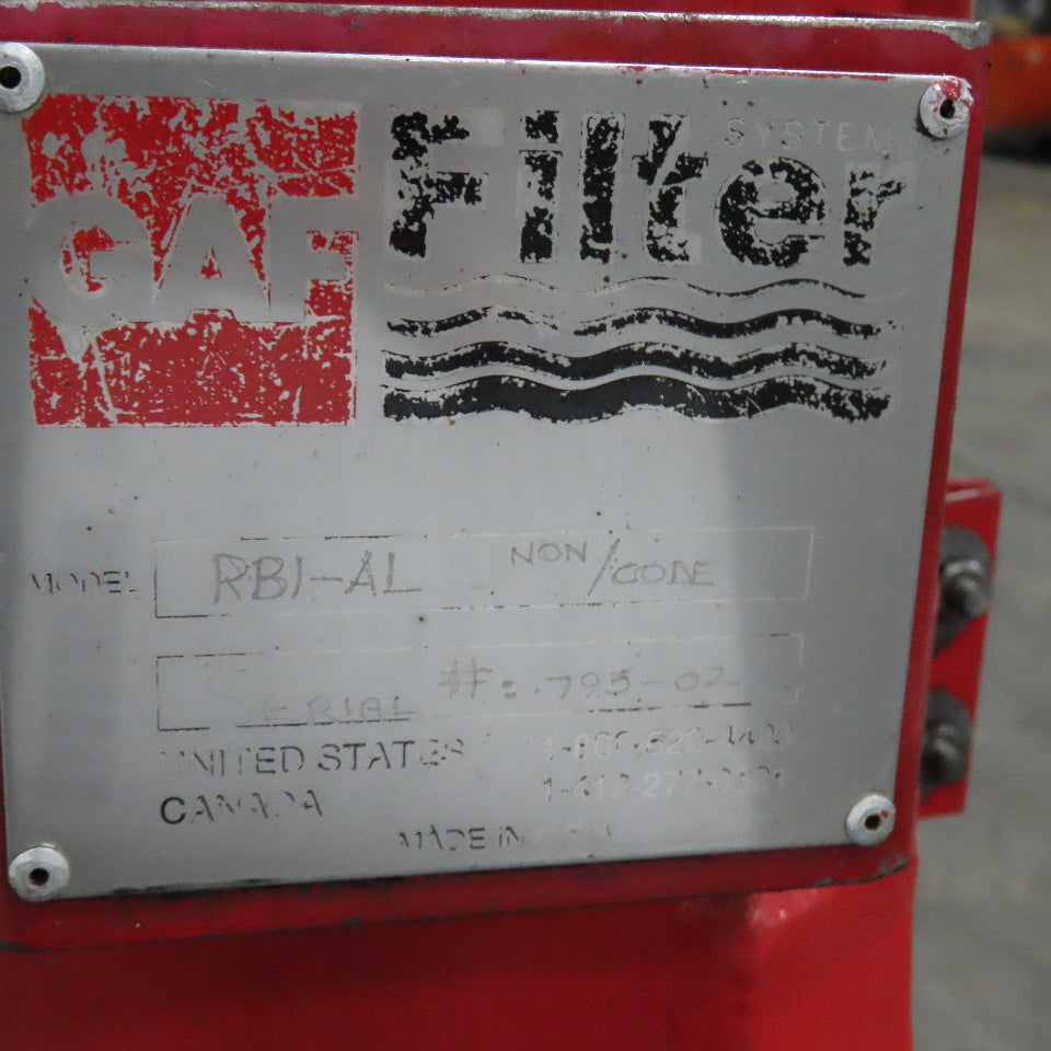 GAF RB1-AL 7" x 28" Strainer Filter Housing Vessel 2" NPT