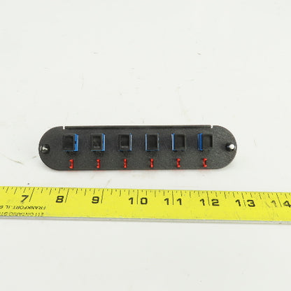 Corning CCH-CP06-38 6 Port Fiber Optic Adapter Panel W/6 SM Simplex SC PB