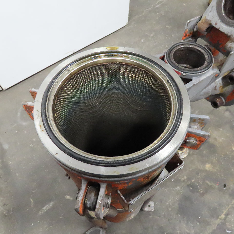 GAF RB1-AL 7" x 28" Strainer Filter Housing Vessel 2" Flange 150PSI @ 300°F