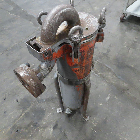 GAF RB1-AL 7" x 28" Strainer Filter Housing Vessel 2" Flange 150PSI @ 300°F