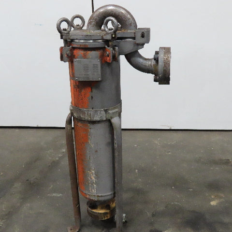 GAF RB1-AL 7" x 28" Strainer Filter Housing Vessel 2" Flange 150PSI @ 300°F