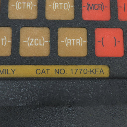 Allen Bradley 1770-FL Ser C PLC-2 Family Keyboard 1770-KFA