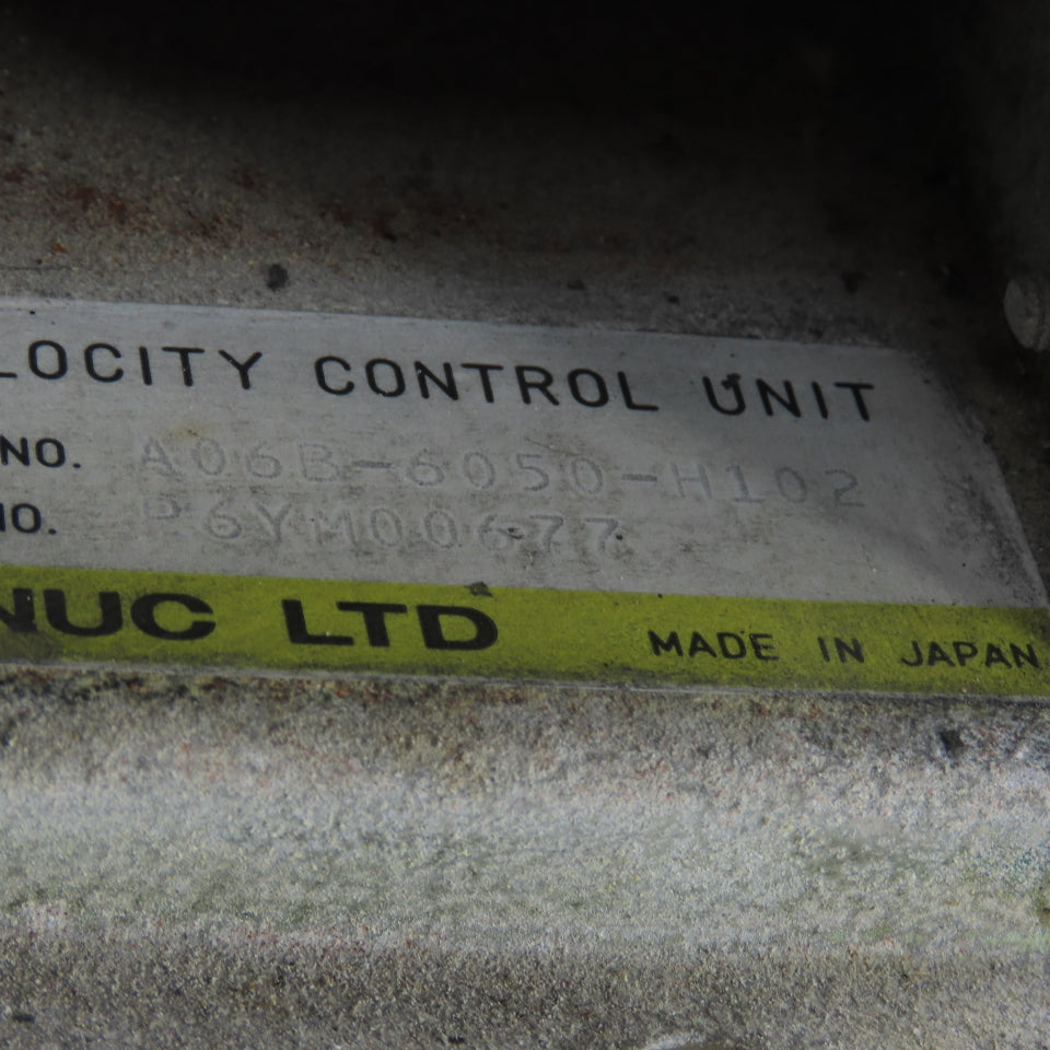 Fanuc A06B-6050-H102 Velocity Control Unit Parts/Repair