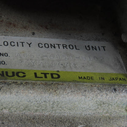 Fanuc A06B-6050-H102 Velocity Control Unit Parts/Repair