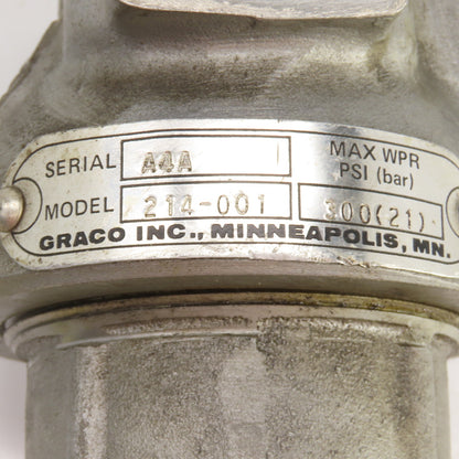 Graco 214-001 Low Pressure Medium Volume Red Alert Filter 300PSI 6GPM 3/4" NPT