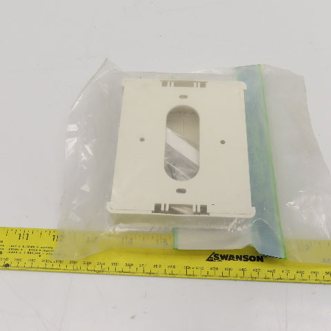 Ortronics OR-404S22X2U Series II Plastic Surface Mount Box 2X2 MOD Fog White
