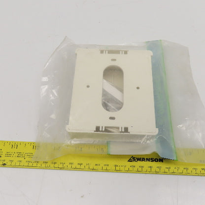Ortronics OR-404S22X2U Series II Plastic Surface Mount Box 2X2 MOD Fog White
