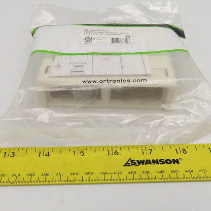 Ortronics OR-404S22X2U Series II Plastic Surface Mount Box 2X2 MOD Fog White