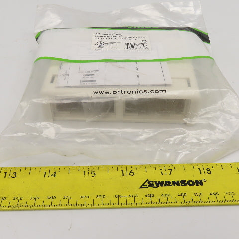 Ortronics OR-404S22X2U Series II Plastic Surface Mount Box 2X2 MOD Fog White