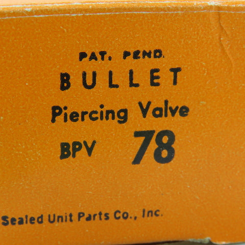BPV 78 Bullet Piercing Valve Lot of 3