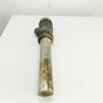 River City Electronics Coolant Pump 230/460V 3PH 17" Depth 3/4" NPT