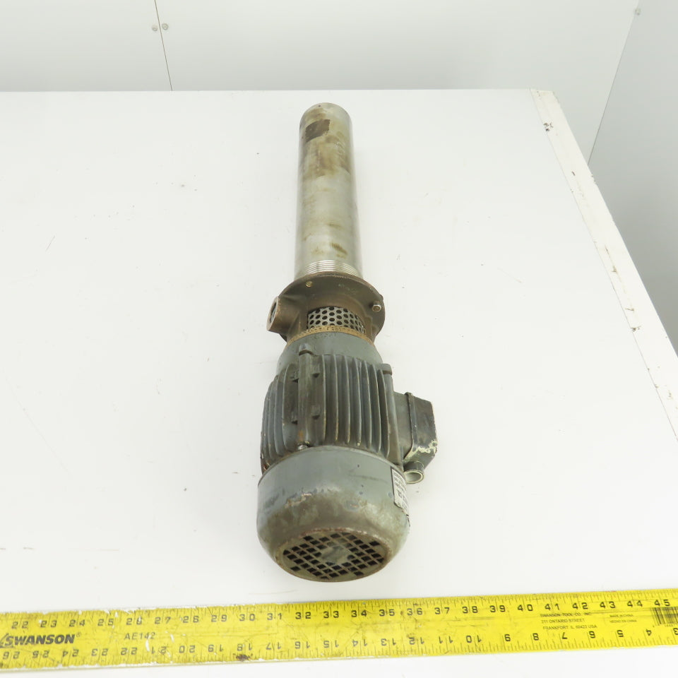 River City Electronics Coolant Pump 230/460V 3PH 17" Depth 3/4" NPT