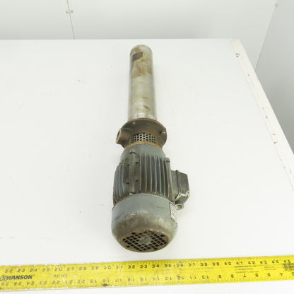 River City Electronics Coolant Pump 230/460V 3PH 17" Depth 3/4" NPT