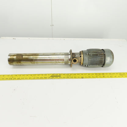 River City Electronics Coolant Pump 230/460V 3PH 17" Depth 3/4" NPT
