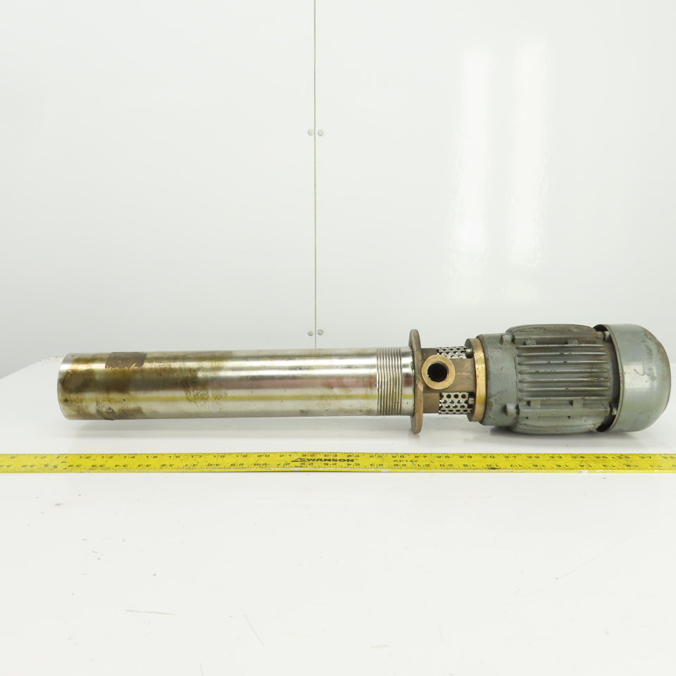 River City Electronics Coolant Pump 230/460V 3PH 17" Depth 3/4" NPT
