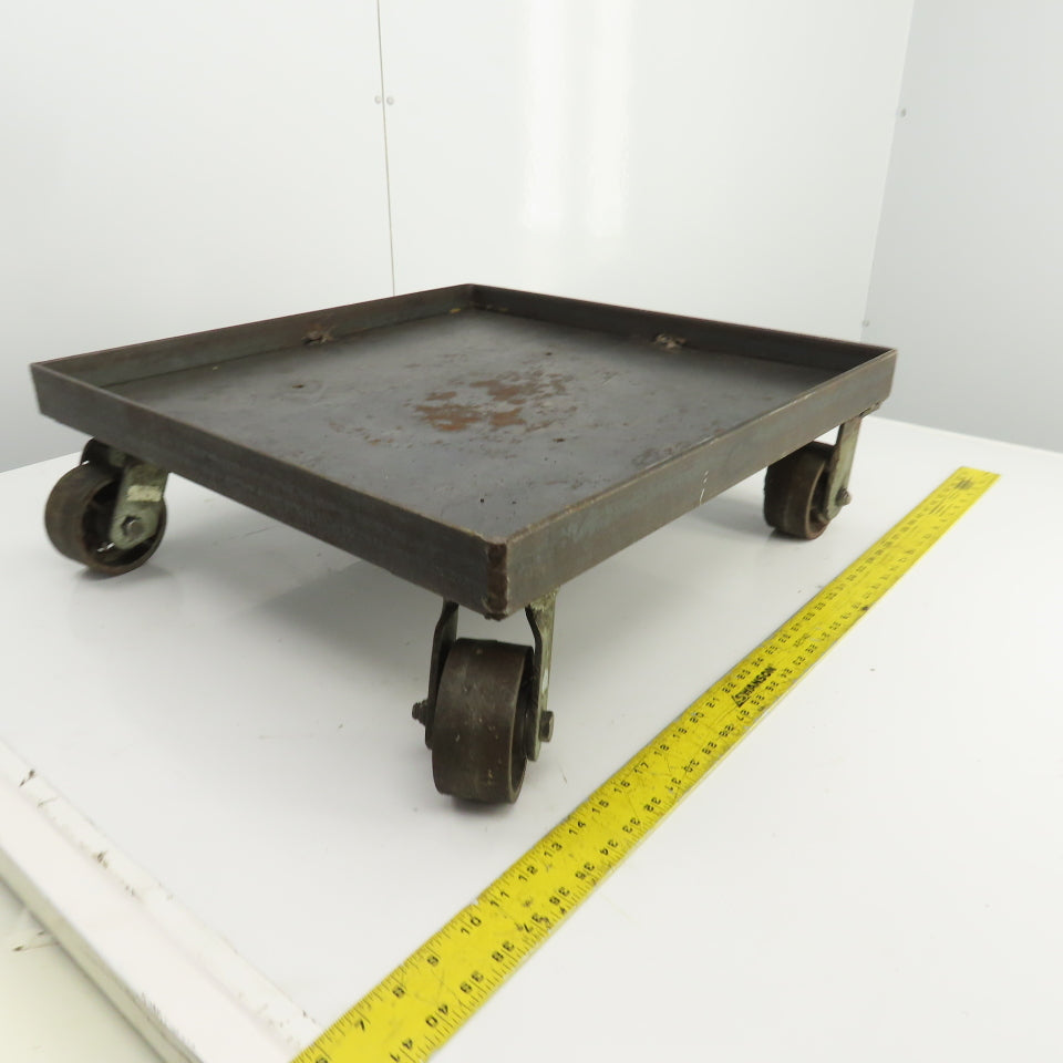 24" x 24" x 1-3/8" D Heavy Duty Mobile Dolly/Power Tool Base 8" Tall