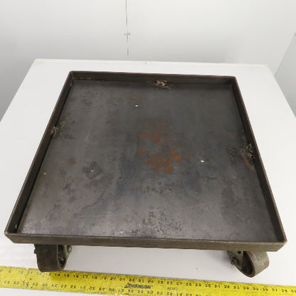 24" x 24" x 1-3/8" D Heavy Duty Mobile Dolly/Power Tool Base 8" Tall
