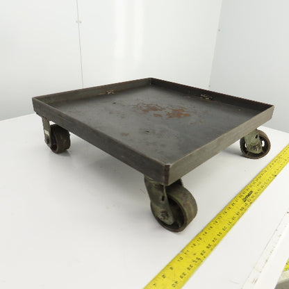 24" x 24" x 1-3/8" D Heavy Duty Mobile Dolly/Power Tool Base 8" Tall