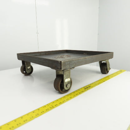 24" x 24" x 1-3/8" D Heavy Duty Mobile Dolly/Power Tool Base 8" Tall