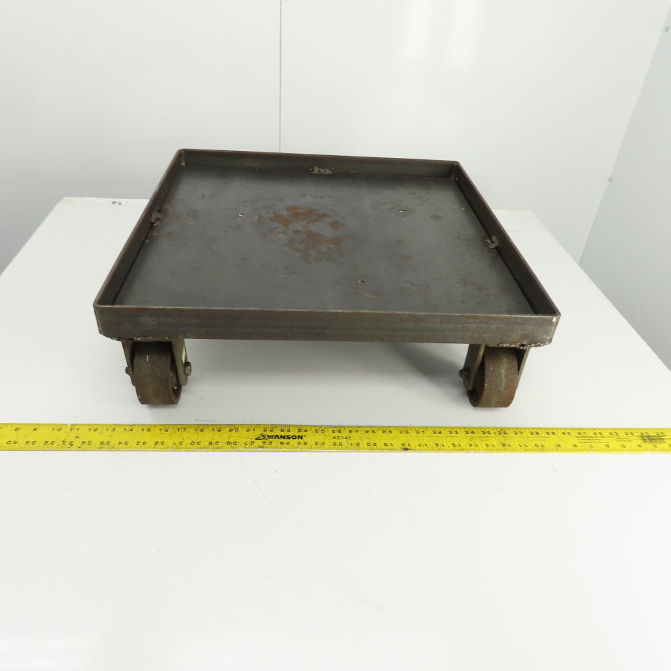 24" x 24" x 1-3/8" D Heavy Duty Mobile Dolly/Power Tool Base 8" Tall