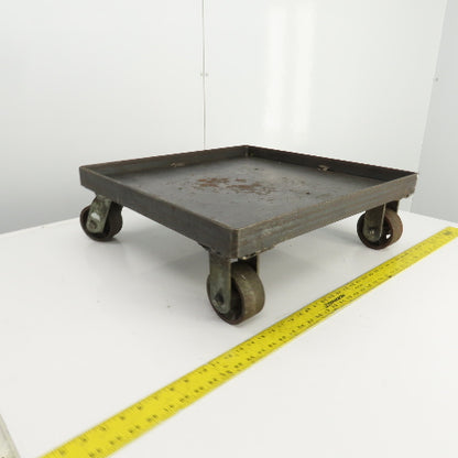 24" x 24" x 1-3/8" D Heavy Duty Mobile Dolly/Power Tool Base 8" Tall