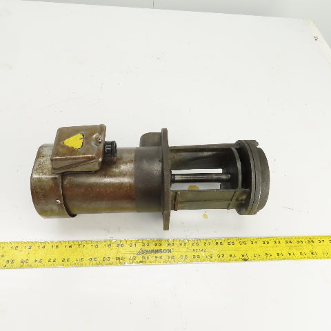 0.4kW 0.53HP Vertical Coolant Pump 200-230V 2.5/3A 3600RPM 3PH 7" Depth