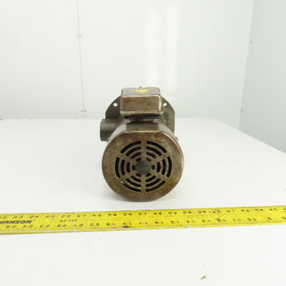 0.4kW 0.53HP Vertical Coolant Pump 200-230V 2.5/3A 3600RPM 3PH 7" Depth