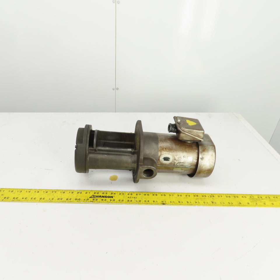 0.4kW 0.53HP Vertical Coolant Pump 200-230V 2.5/3A 3600RPM 3PH 7" Depth