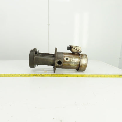 0.4kW 0.53HP Vertical Coolant Pump 200-230V 2.5/3A 3600RPM 3PH 7" Depth