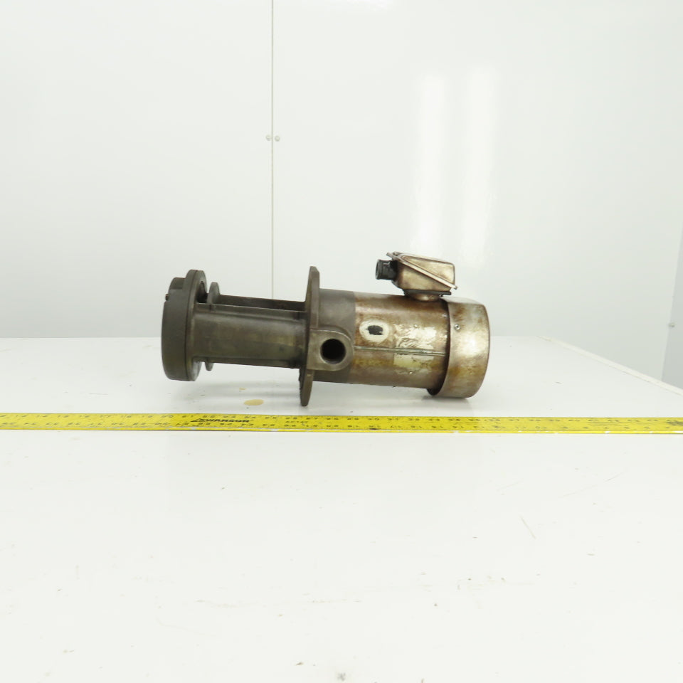0.4kW 0.53HP Vertical Coolant Pump 200-230V 2.5/3A 3600RPM 3PH 7" Depth