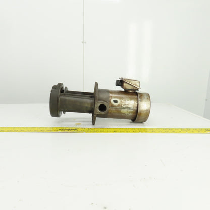 0.4kW 0.53HP Vertical Coolant Pump 200-230V 2.5/3A 3600RPM 3PH 7" Depth