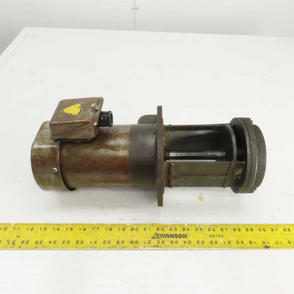 0.4kW 0.53HP Vertical Coolant Pump 200-230V 2.5/3A 3600RPM 3PH 7" Depth
