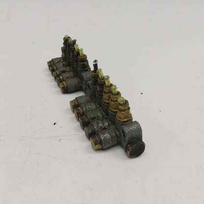 DS-5 2 Section 5 Port Piston Lubricator Manifold 90°