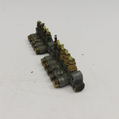 DS-5 2 Section 5 Port Piston Lubricator Manifold 90°