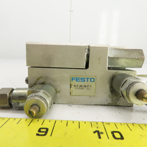 Festo SLT-20-20-P-A Pneumatic Actuator Mini Air Sled/Slide 20mm Stroke